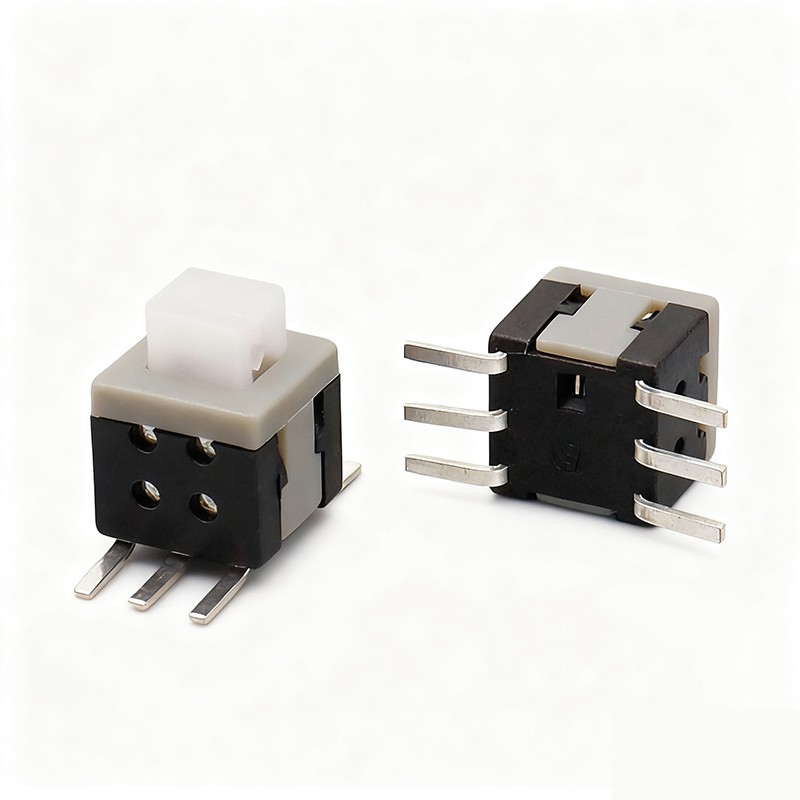 5.8*5.8-6P-贴片平头-自锁&无锁