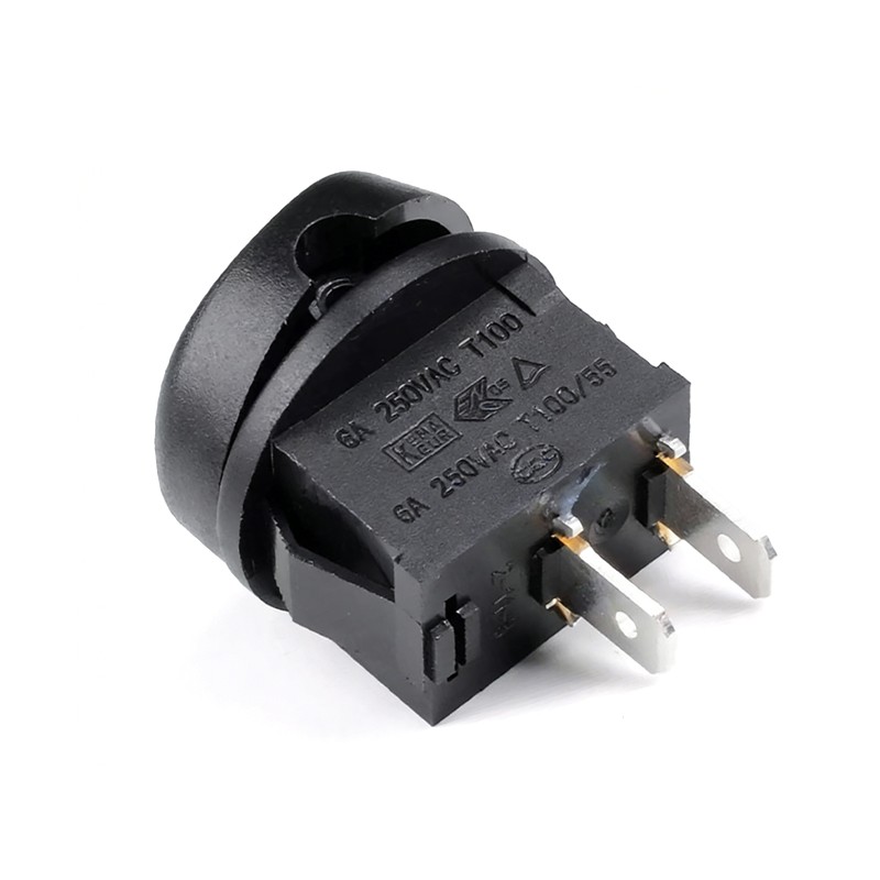 KCD1-2脚2档-黑色蘑菇头