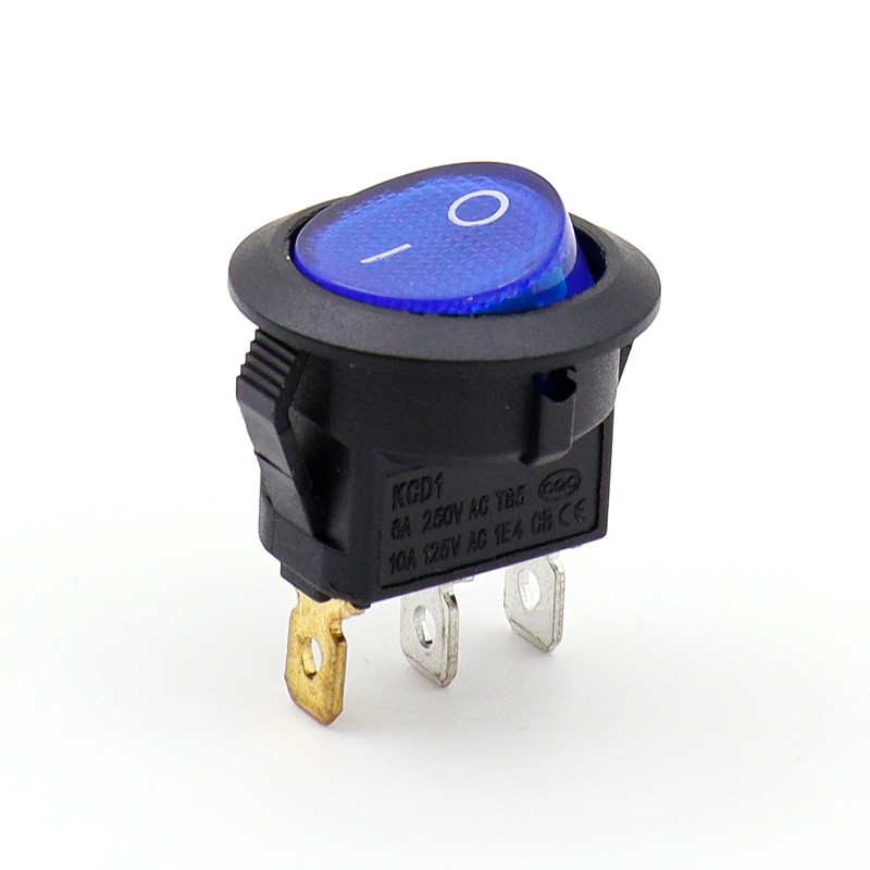 KCD1-3脚2档-上圆下方-带灯