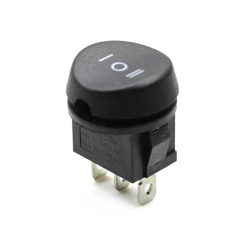 KCD1-3脚3档-黑色蘑菇头