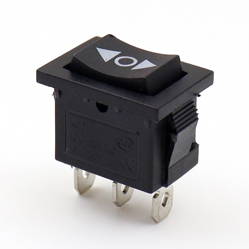 KCD1三脚三档自复位开关