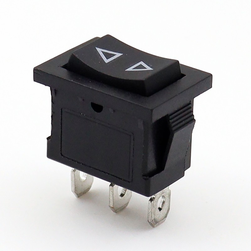 KCD1三脚三档自复位开关