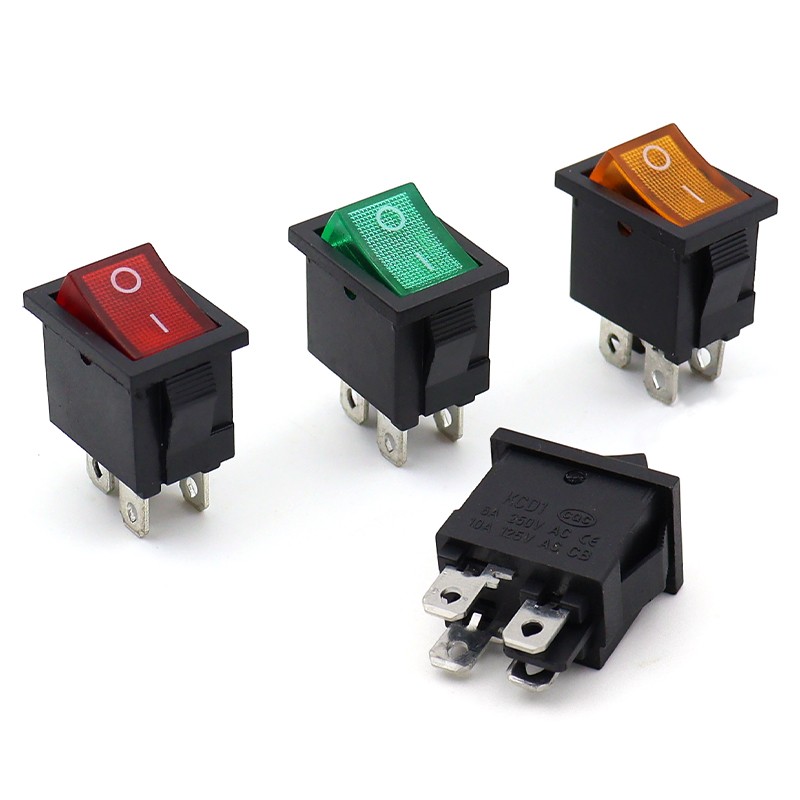 KCD1-4脚2档-带灯