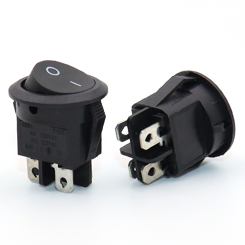 KCD1-4脚2档-黑色