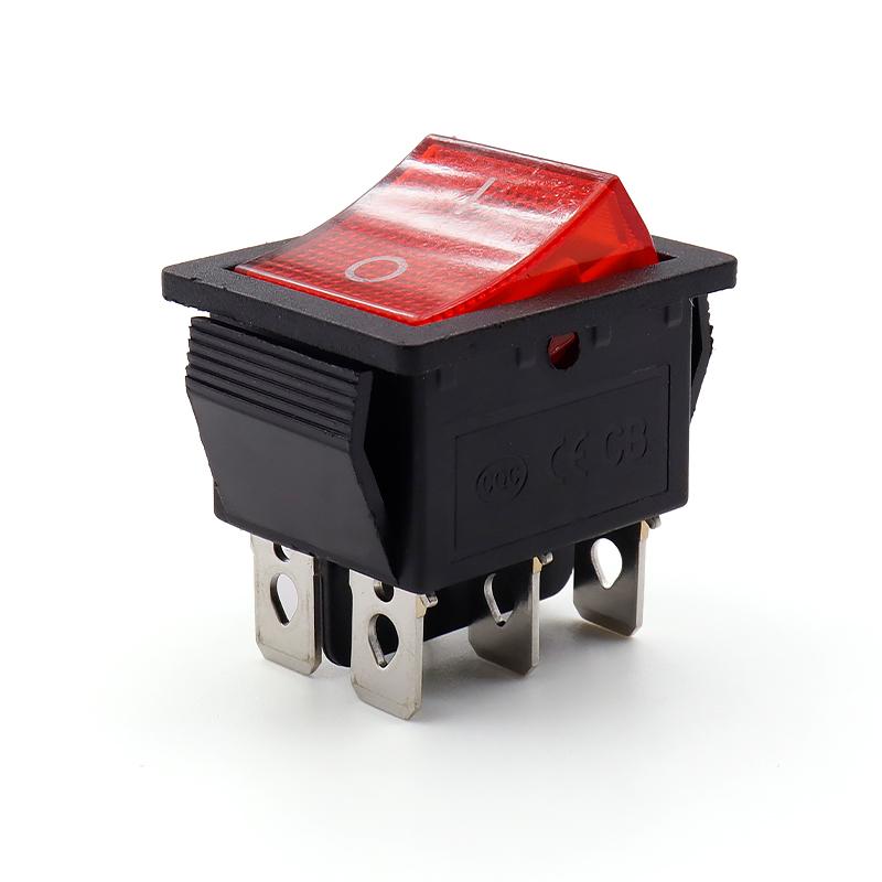 KCD4-6脚2档-带灯