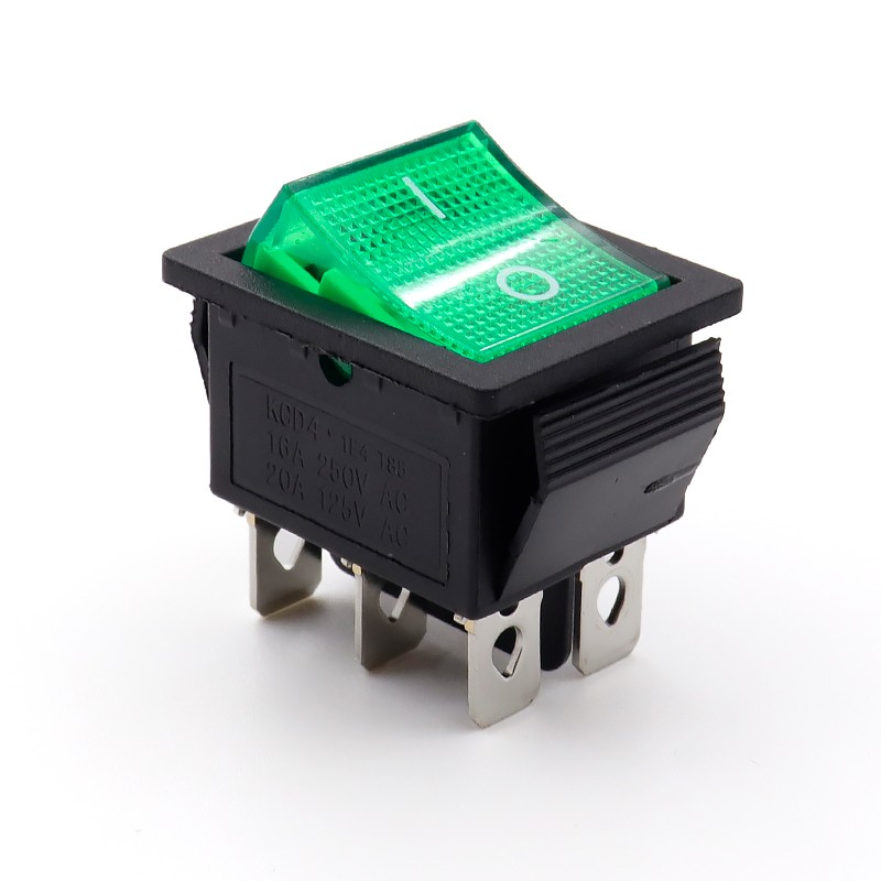 KCD4-6脚2档-带灯