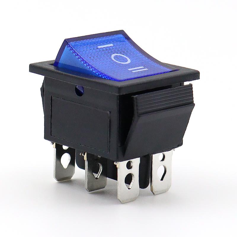 KCD4-6脚3档-蓝灯