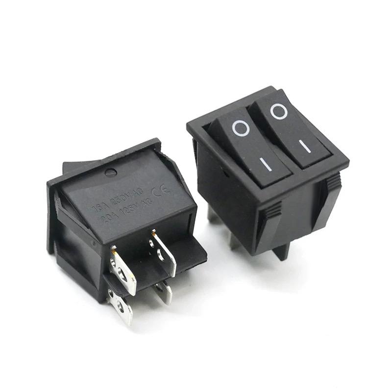 KCD6-4脚2档-双联黑色