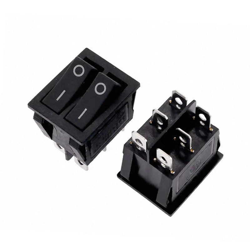 KCD6-6脚2档-黑色