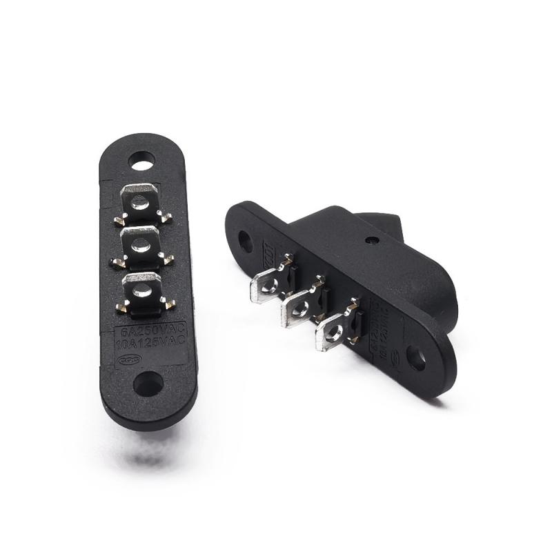 KCD7-3脚2档-黑色带耳