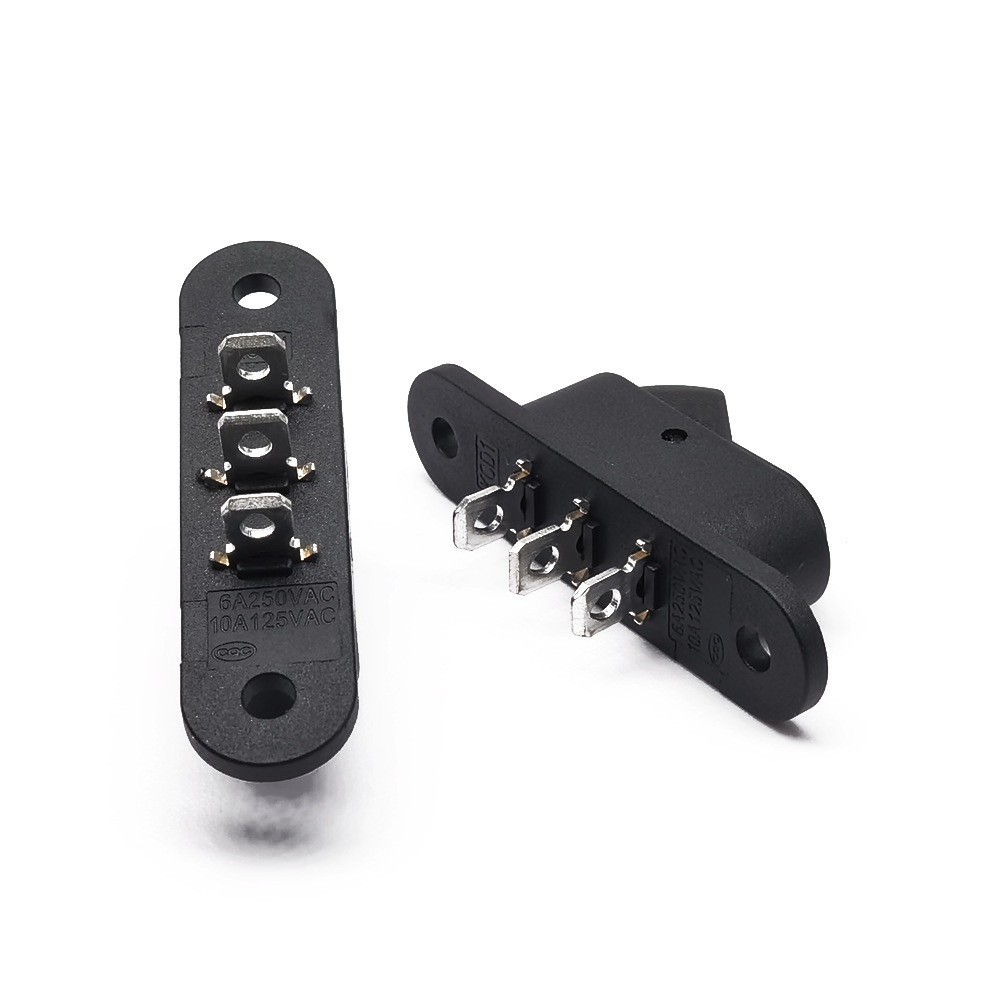 KCD7-3脚2档-黑色带耳