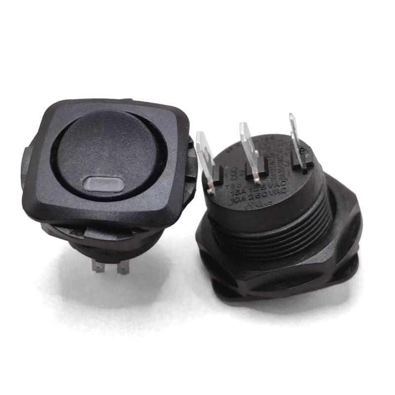 KCD8-4脚2档-黑色R13-135