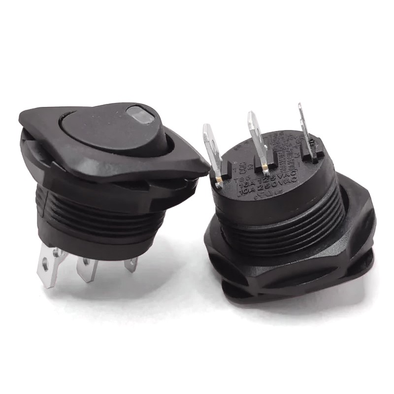 KCD8-4脚2档-黑色R13-135