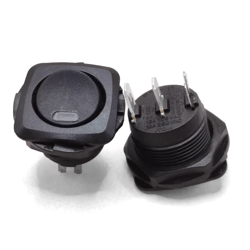 KCD8-4脚2档-黑色R13-135