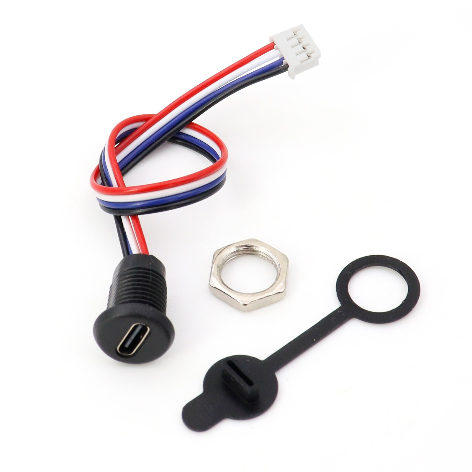 TYPE-C-4P带线防水母座