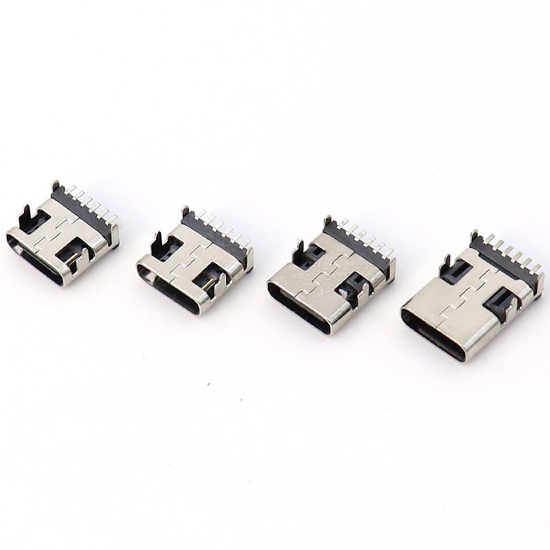 TYPE-C 6P板上母座